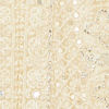 Dark Cream Floral Patterned Lehenga with Mirror work
